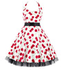 Cherry Rockabilly Plus Size vintage kjole