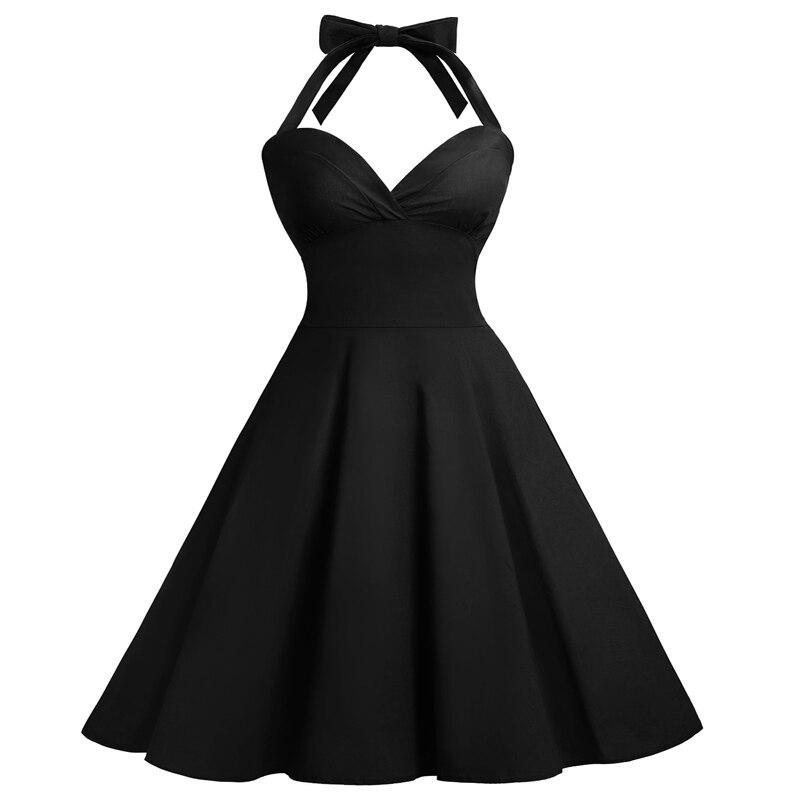 Black Sexy Plus Size Vintage Dress