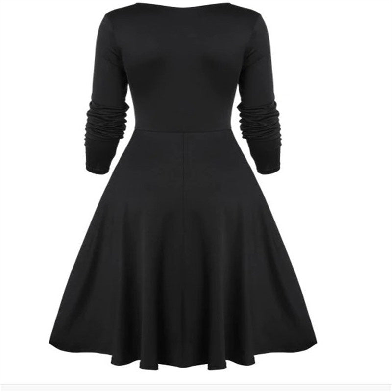 Purple Plus Size Sexy Vintage Dress