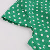 Plus Size Green Belted Vintage Dress