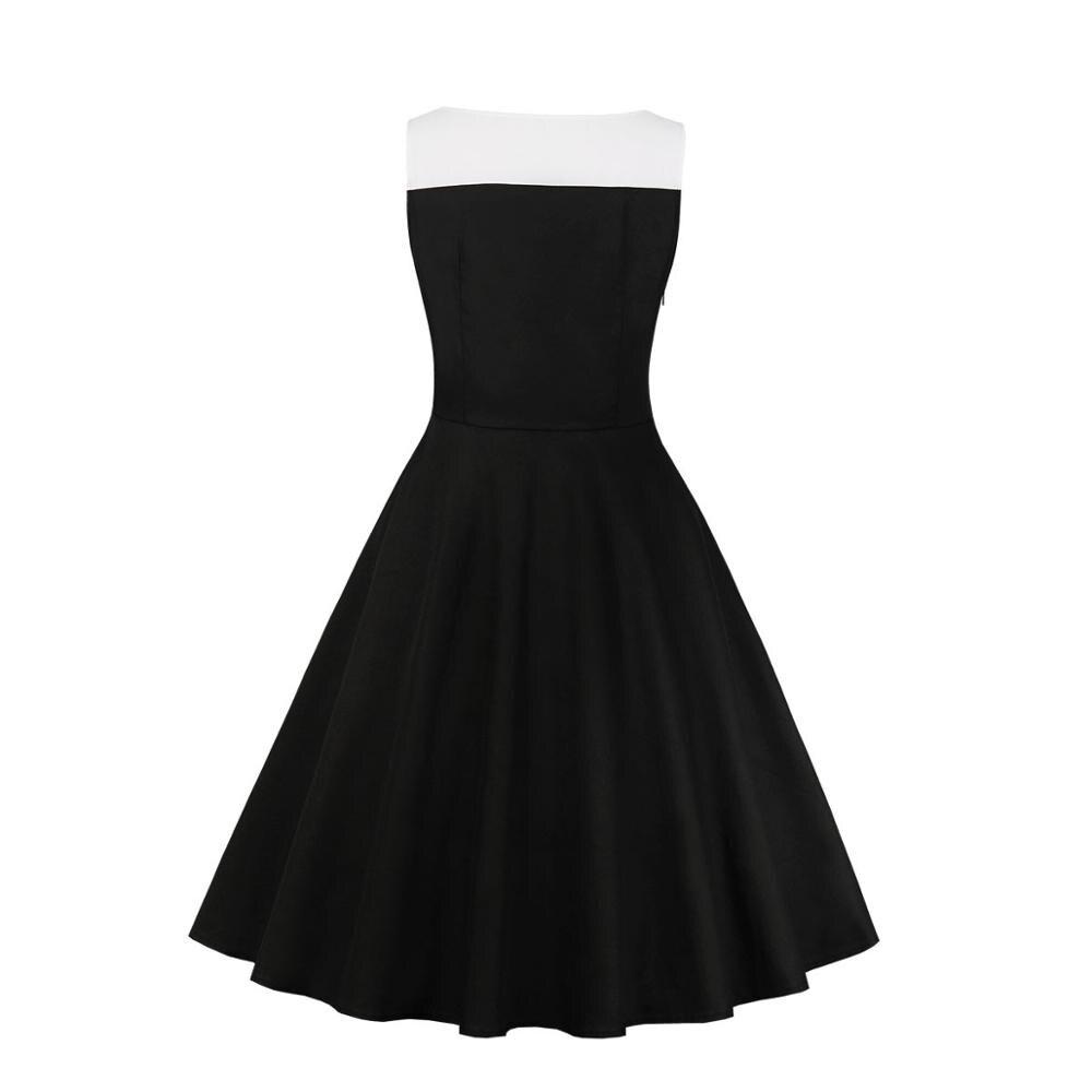 Hepburn Vintage Dress Black