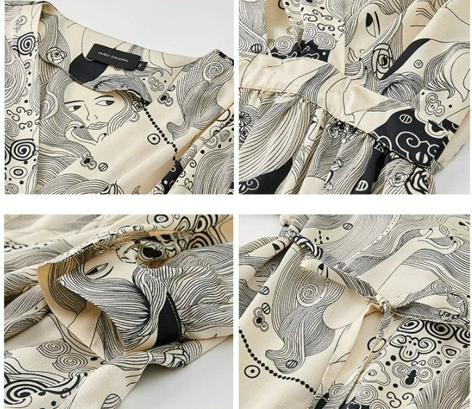 Vintage Gray Wedding Guest Dress