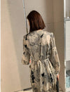 Vintage Gray Wedding Guest Dress