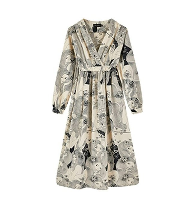 Vintage Gray Wedding Guest Dress