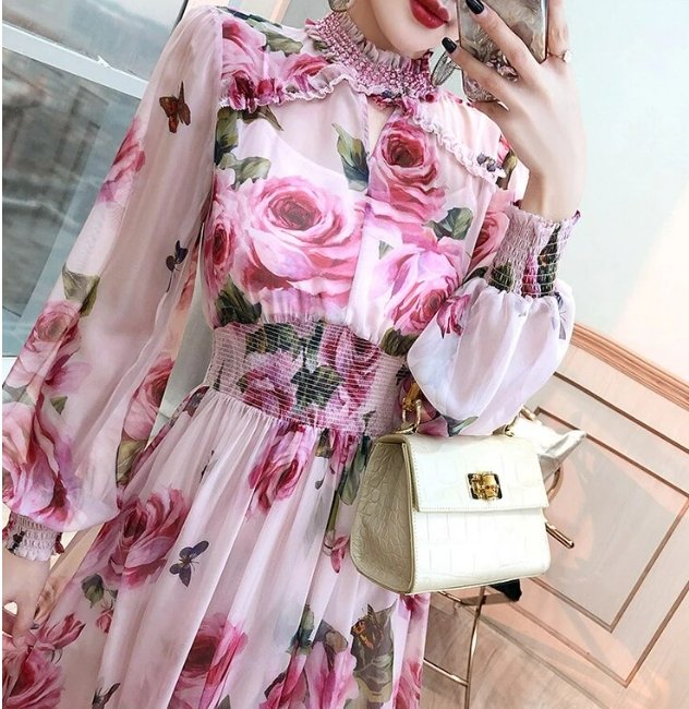 Vintage Pink Wedding Guest Dress