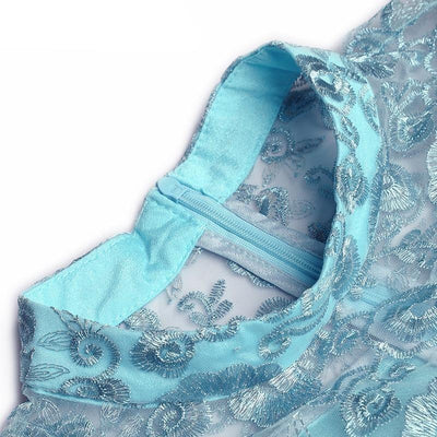 Vintage Blue Wedding Guest Dress