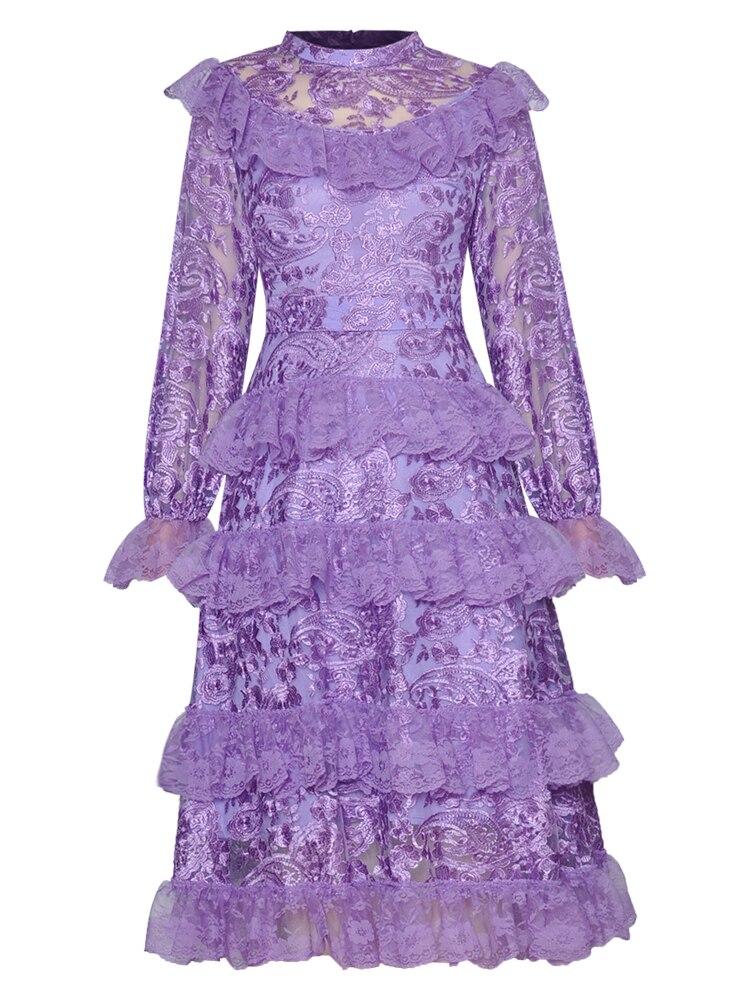 Lavender Vintage Wedding Guest Dress