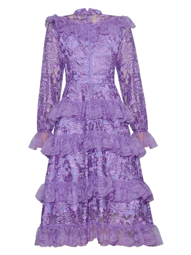 Lavender Vintage Wedding Guest Dress