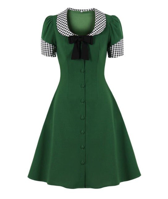 Vintage Checkers Dress