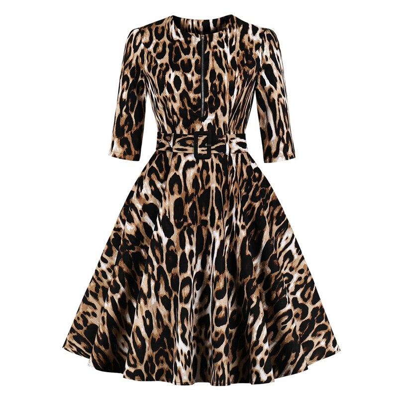 Vintage Leopard Dress