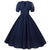 Blue Vintage 50s Long Dress