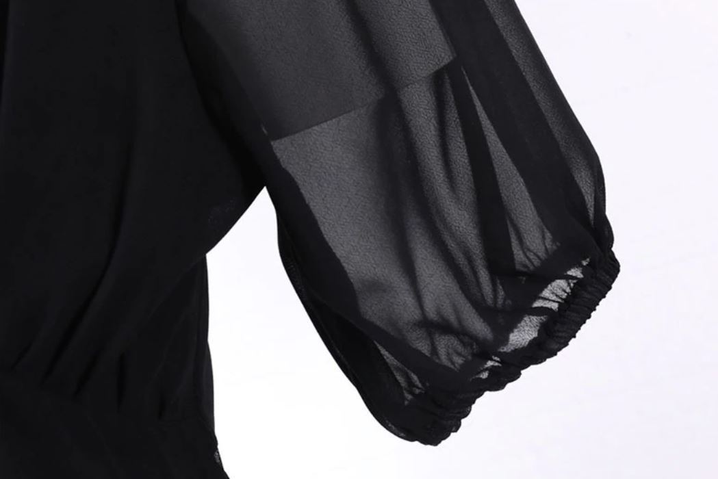 Vintage 50s Black Long Dress