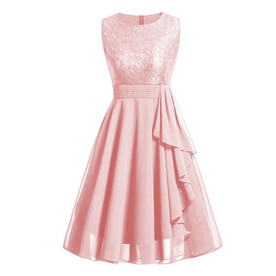 Pink Vintage 50s Long Dress
