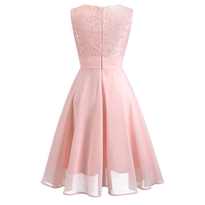 Pink Vintage 50s Long Dress