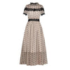 Short Sleeve Vintage Dress