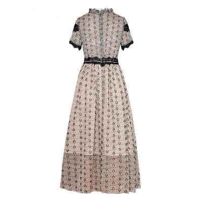 Short Sleeve Vintage Dress