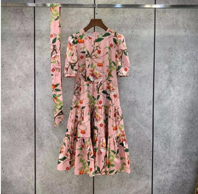 Pink Vintage Wedding Dress