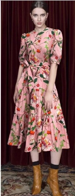 Pink Vintage Wedding Dress