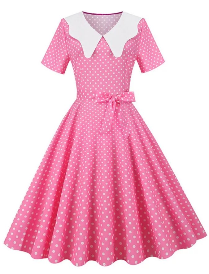 Vintage Pink Wedding Dress