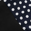 1950s Blue Polka Dot Bustier Dress