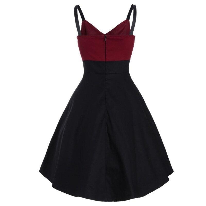 Burgundy Midi Vintage Dress