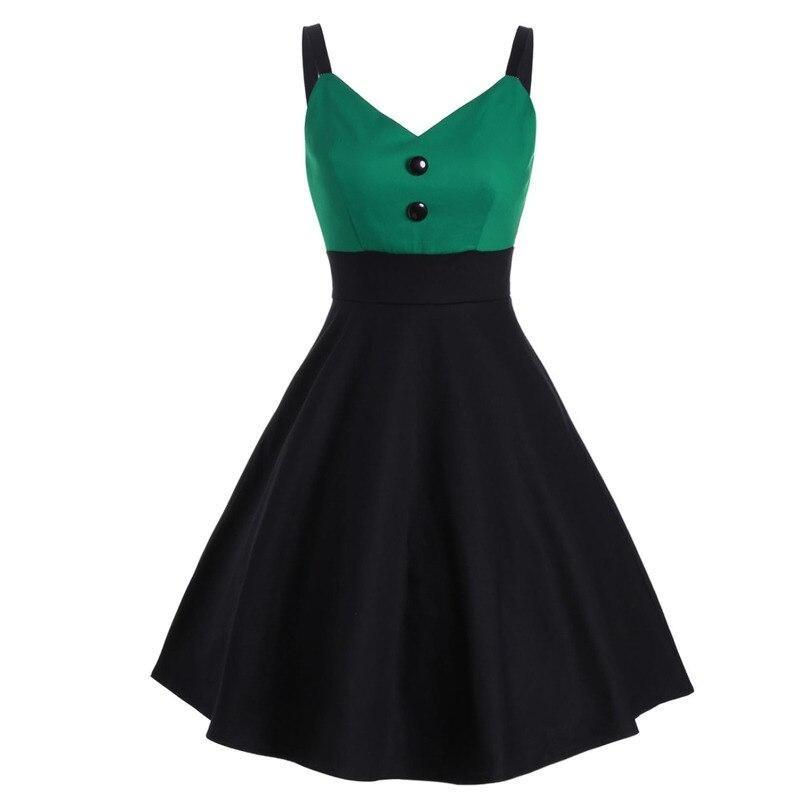 Vintage Midi Dress Green