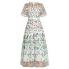 White Modern Vintage Dress