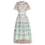 Hvid moderne vintage kjole