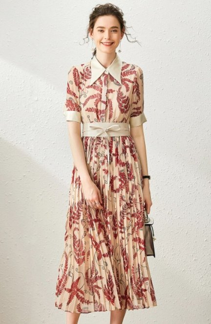 Pink Modern Vintage Dress