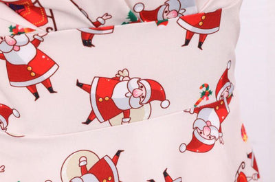 Pink Plus Size Christmas Vintage Dress