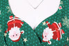 Green Plus Size Christmas Vintage Dress