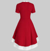 Red Vintage 60s Dress