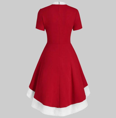 Red Vintage 60s Dress