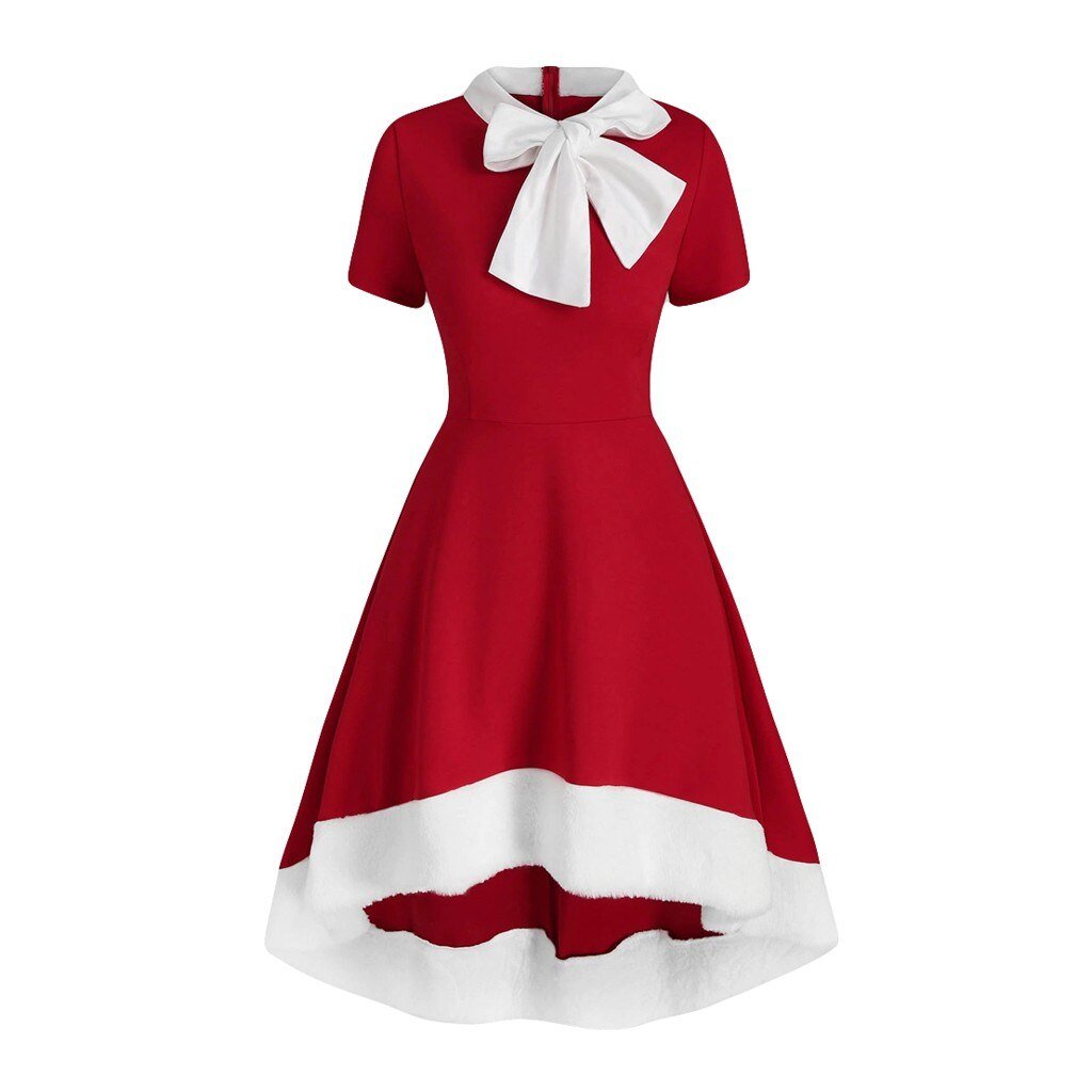 Red Vintage 60s Dress