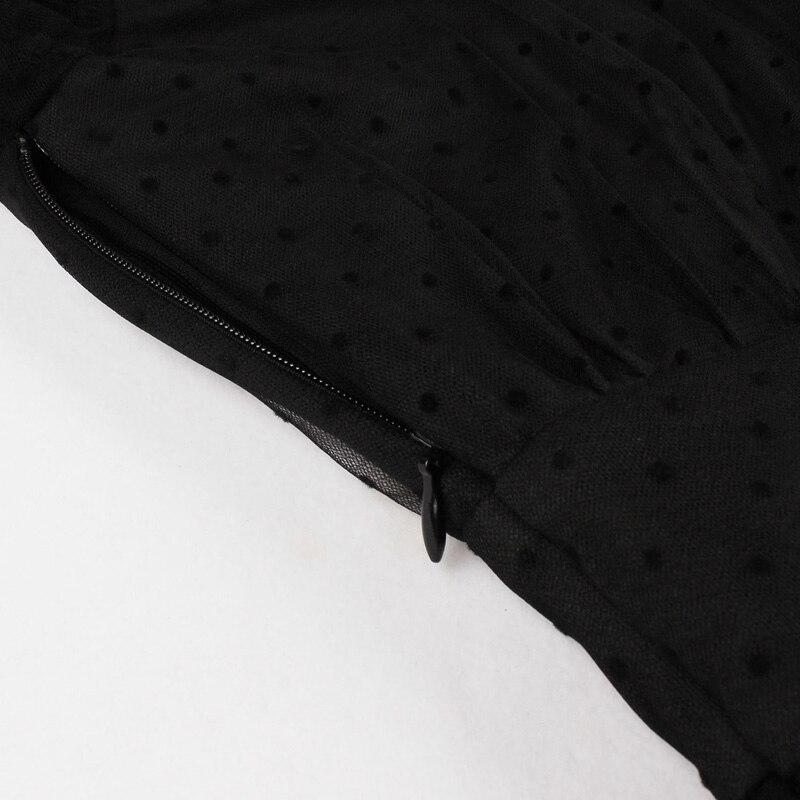 Vintage Black Dots Dress