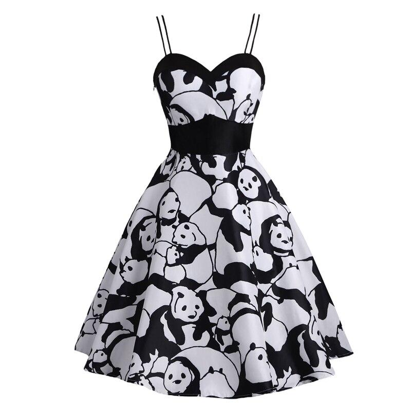 Panda vintage kjole