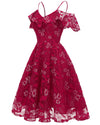Burgundy Vintage Dress