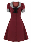 Checkered Vintage Pin Up Dress