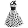 Vintage Dress - Pin-Up White Polka Dot