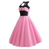 Pin-Up Pink Polka Dot Vintage Dress