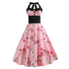 Pink Floral Pin-Up Vintage Dress