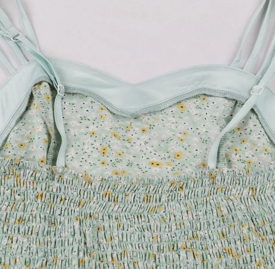 Floral Print Vintage Pin Up Dress