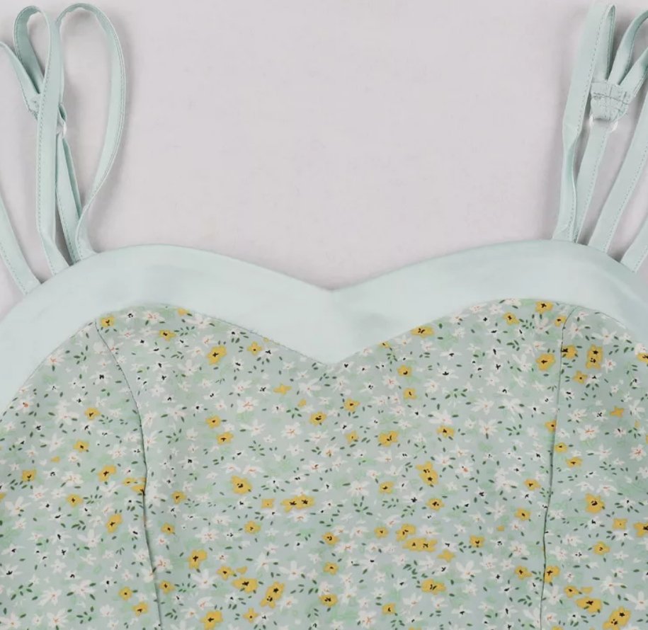 Floral Print Vintage Pin Up Dress