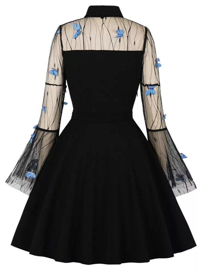 Pin Up Butterflies Vintage Dress