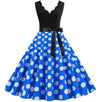 Vintage Dress Pin Up White Dots