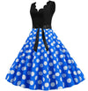 Vintage Dress Pin Up White Dots