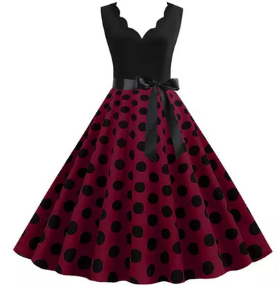 Vintage Purple Pin Up Dress
