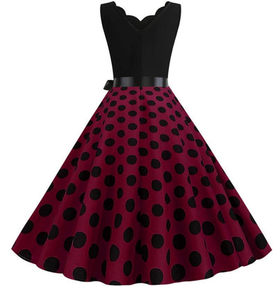 Vintage Purple Pin Up Dress
