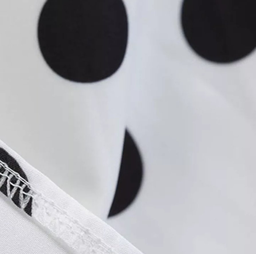 Vintage Dress Pin Up Black Dots