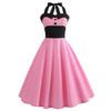 Pin-Up Pink Polka Dot Vintage Dress